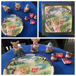 Miniature “golf” Tea Set