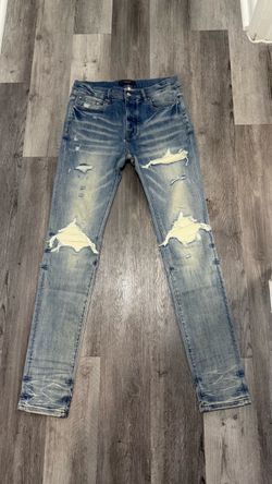 Amiri MX1 Distressed Skinny Jeans