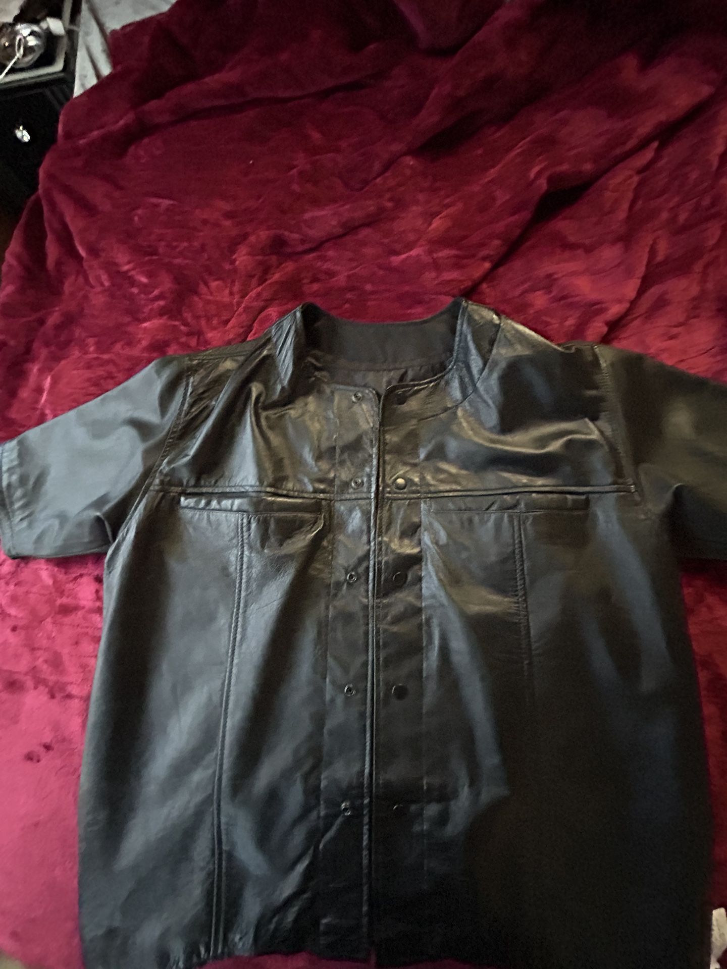 Real Leather Shirt 100%