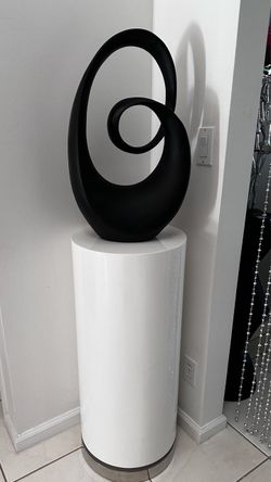 Art Deco  in black matte color