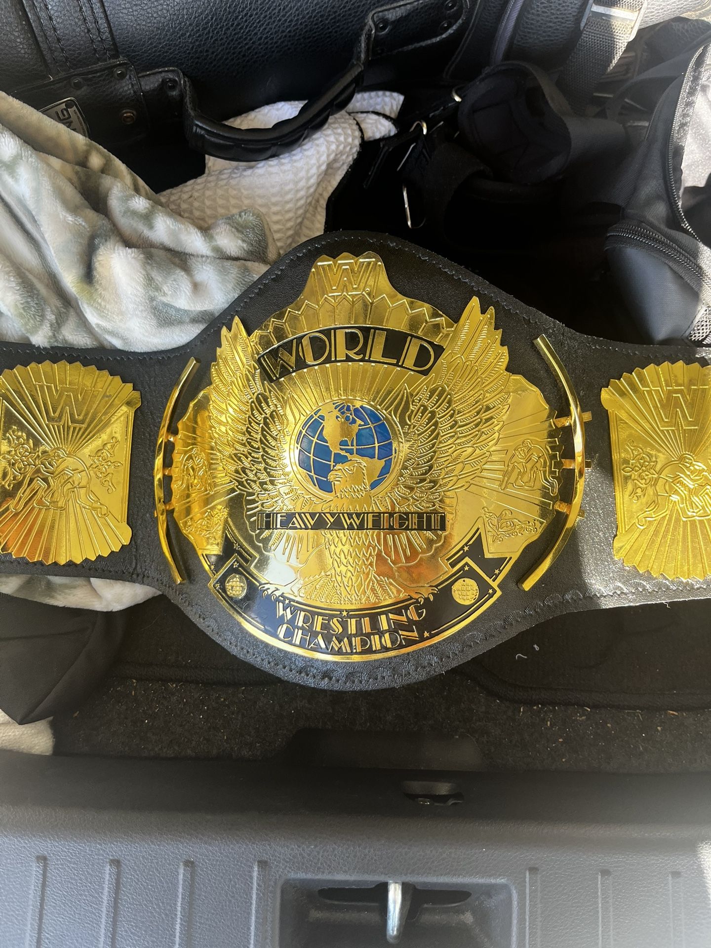 WWF/WWE WINGED EAGLE CHAMPIONSHIP TITLE BELT