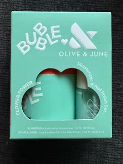 Bubble x Olive & June Moisturizer & Nail Polish Set