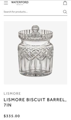 Waterford biscuit jar make me an offer!!