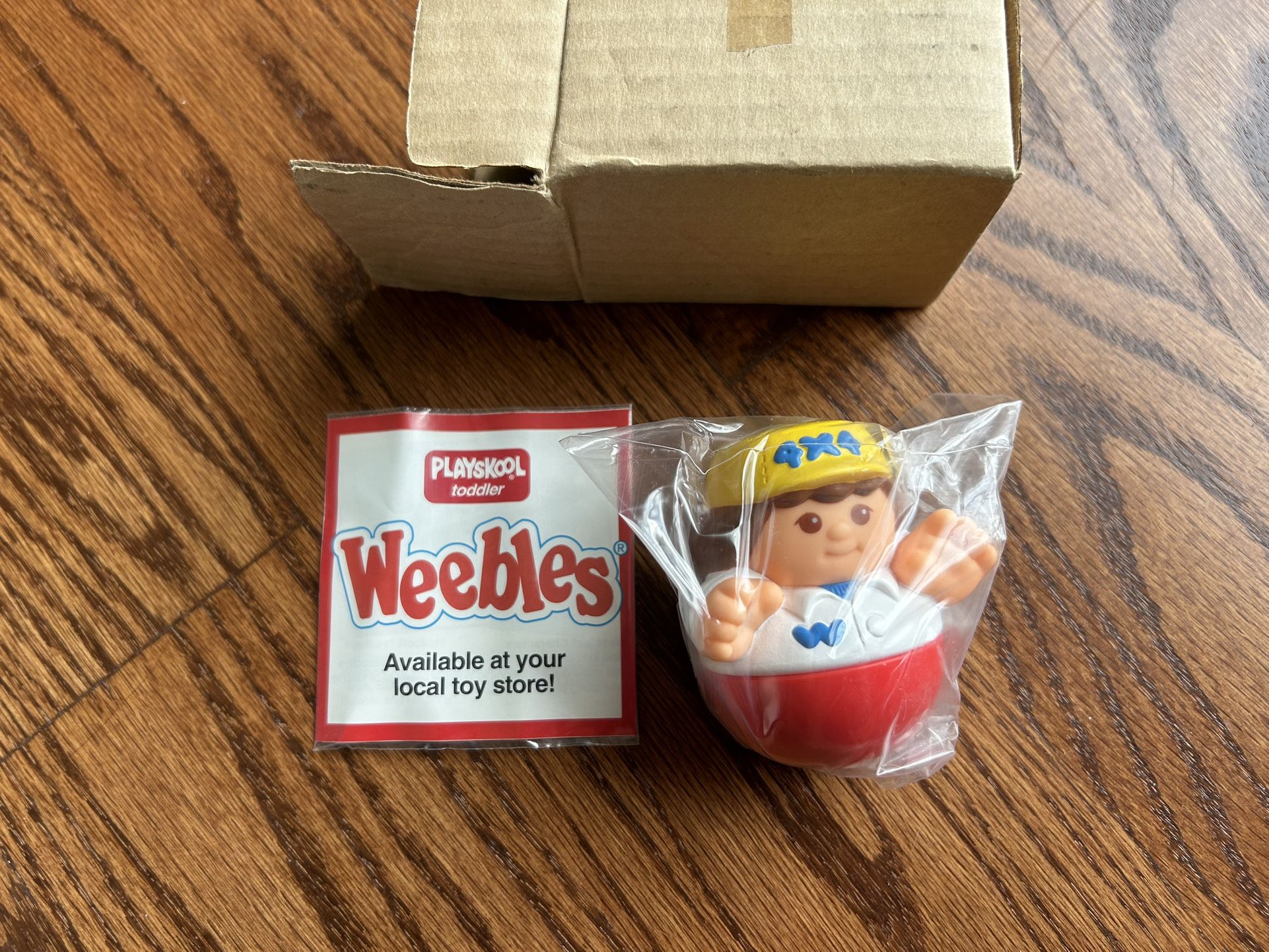 VTG Playschool, Hasbro, 1987 Weebles Wobbles 4x4 Toy Figure