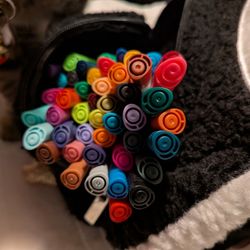 Colored Gel Pens And Fink Tip Ink Pens