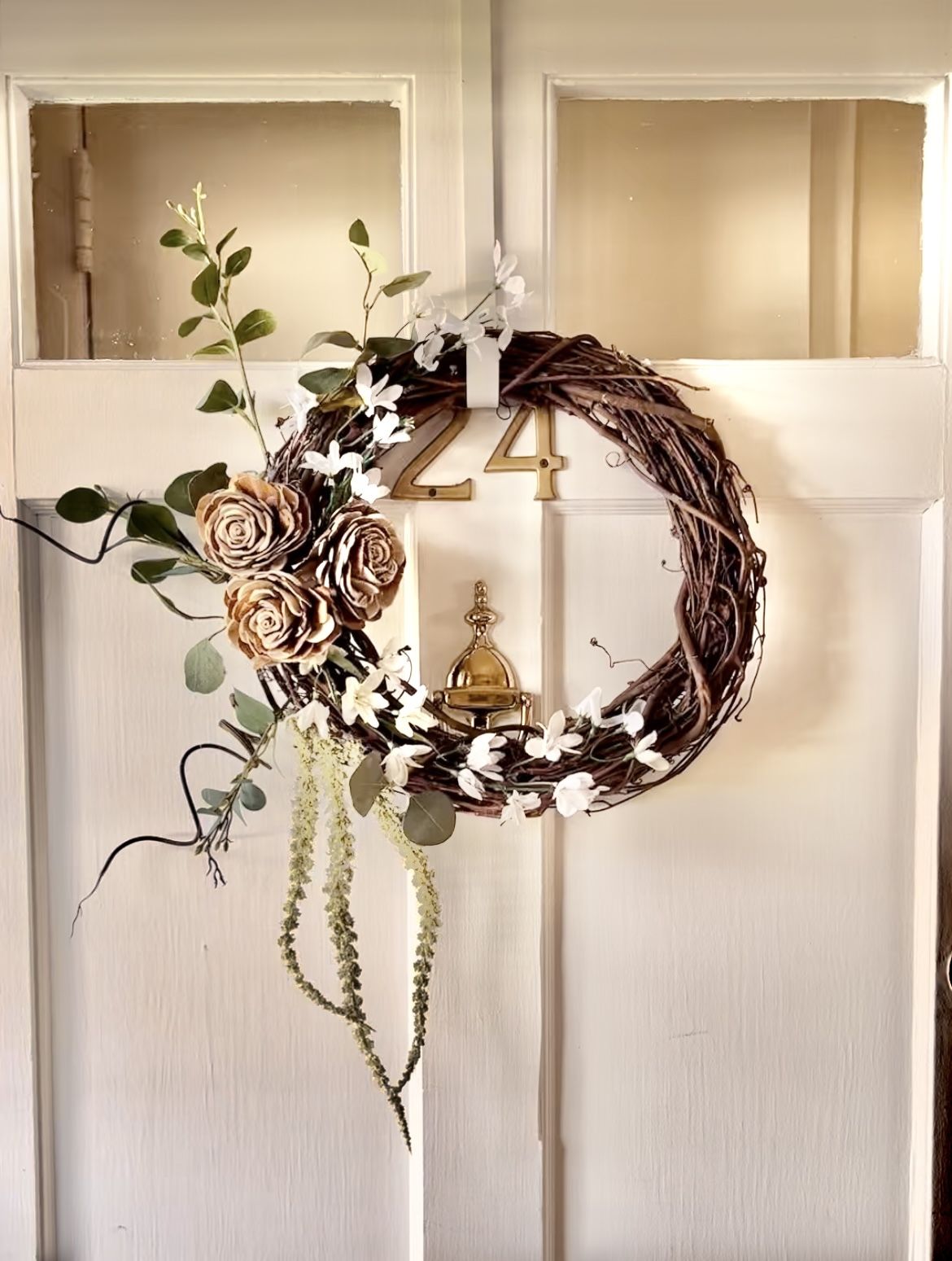 Contemporary Wildflower Summer Wreath