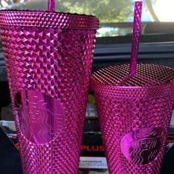 STARBUCKS CUPS GOLD SET & PINK SET