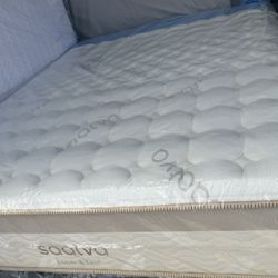 Brand New/Saatva Organic/memory foam Loom  & leaf  California King Mattress//Can delivery 