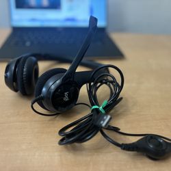 Great Sound USB Wired Logi Headphones With In-line Control. $10 Each