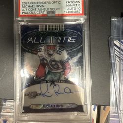 MICHAEL IRVIN BLACK SCOPE NFL 