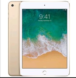 Apple iPad Mini 4 128GB Gold with Teal OtterBox Civer