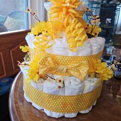 Diaper Cake For Babyshower 