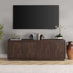 68” Alder Brown TV Stand Fits TV's up to 75 in.