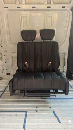 Double SWIVEL Van Seat Compact Bed Sprinter