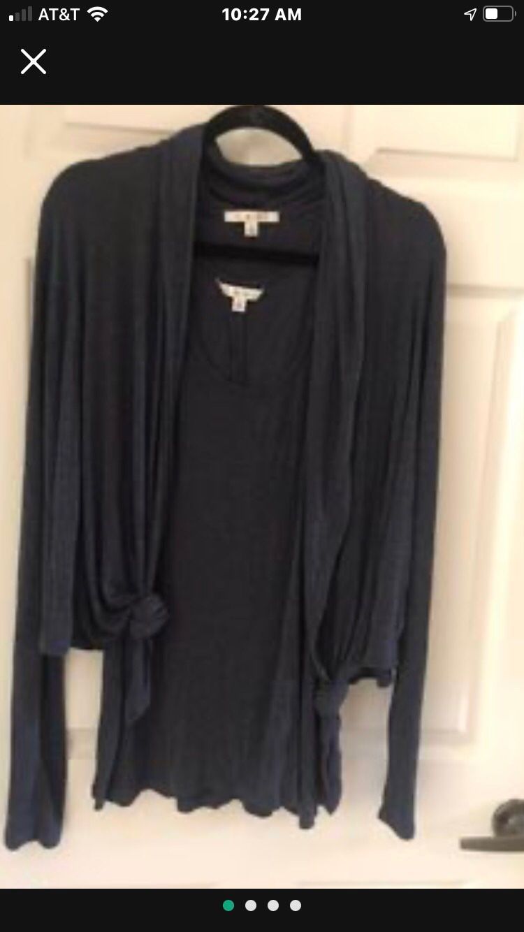 CAbi Dreamy Draper Twin SetIBought at a CAbi party.. Never Worn . Indigo Blue .