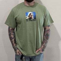 Supreme Kurt Cobain T-Shirt - Military Green - Size XL - $50