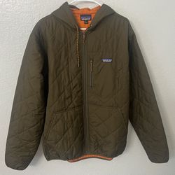 Patagonia Men's Diamond Quilted Hooded Jacket Size XL