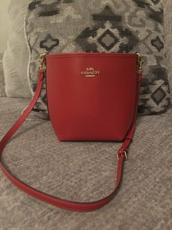 Red Coach Purse 