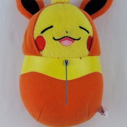 Pokemon Pikachu Flareon Nebukuro Banpresto 2016 Plush 7" Toy Doll Japan