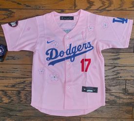 Pink Los Angeles dodgers Shohei Ohtani tokyo series jersey