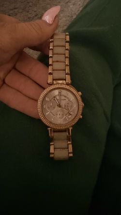 Michael Kors Rose Gold Blush Crystal Watch