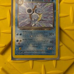 Dark Blastoise Pokémon Card