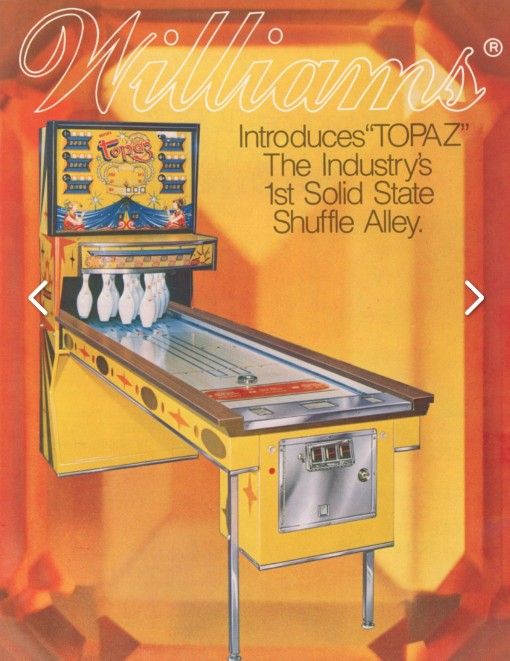 1978 Topaz Shuffle Alley Game