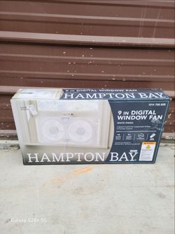 9" digital window fan