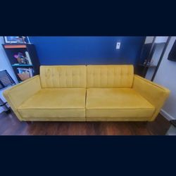 Yellow Futon Sofa