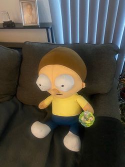 rick n morty stuffed toy