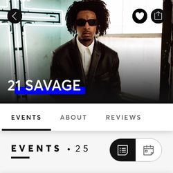 21 Savage Concert Tickets