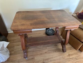 Oak Empire Library table