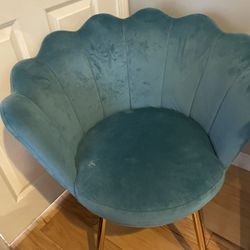 Blue Shell Chair 