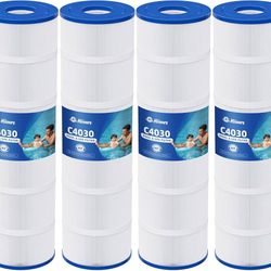 Pool Filter Cartridges 4 Pack for Hayward SwimClear C4020/C4025/C4030, 425 Sq Ft Heavy Duty