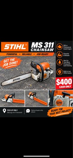 STIHL MS 311 Professional 59cc Gas Chainsaw