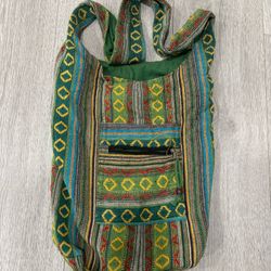 green shoulder/over body purse