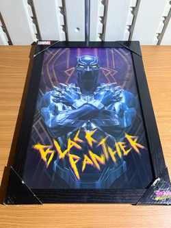 Marvel pop creations black panther poster
