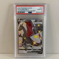 Charizard V Champions Path Secret 079/073 PSA 10