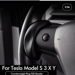 Steering Wheel Booster Counterweight Autopilot FSD Assisted for Tesla Model 3 Y