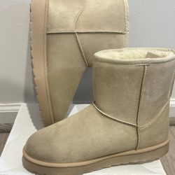 Winter Fur Boots (Tan) NEW