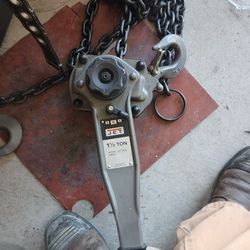 Jet 1 1/2 Ton Chain Lever Hoist