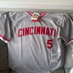 Cincinnati Reds Johnny Bench Cooperstown Collection Jersey 