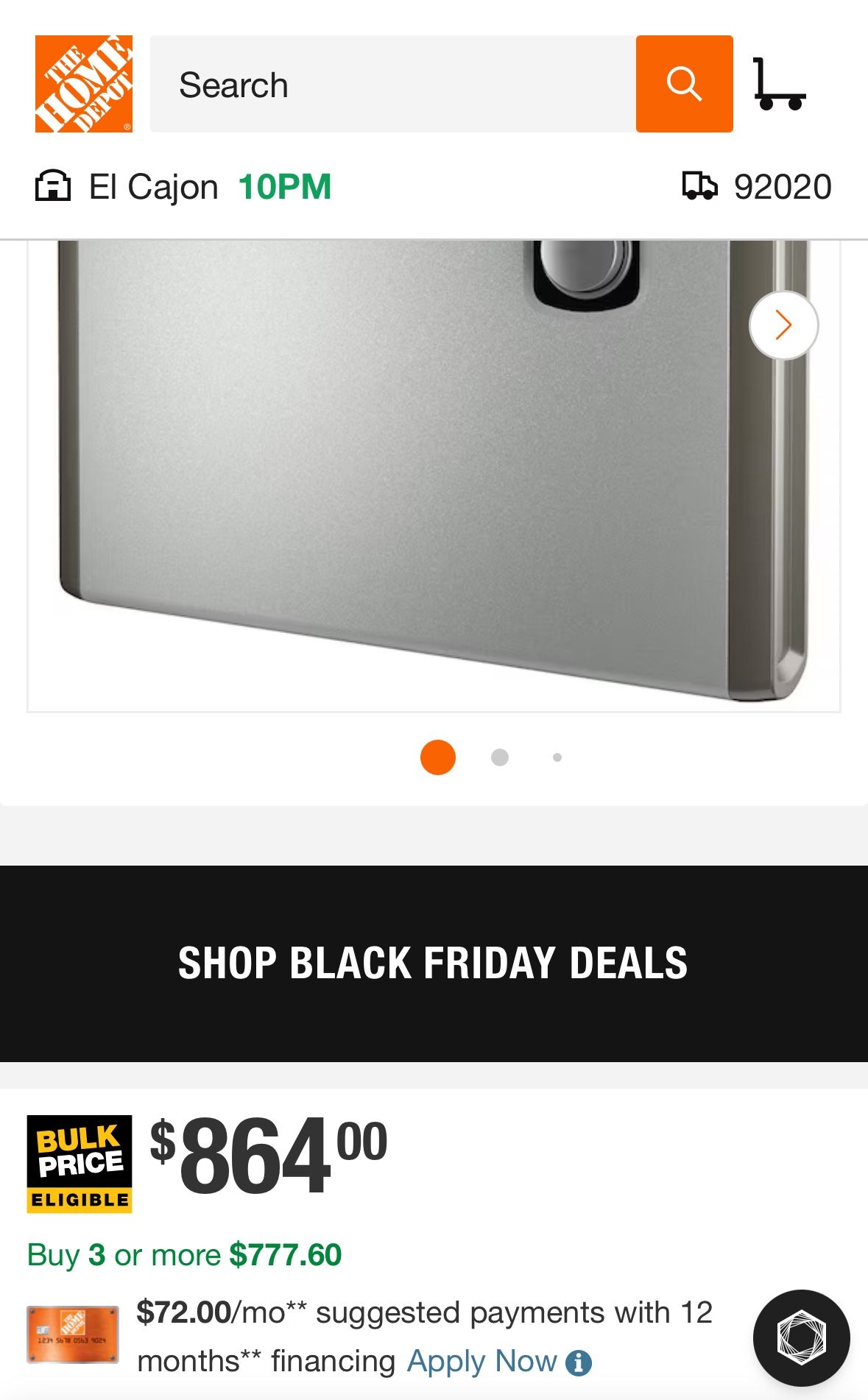 Rheem RETEX-18 (18kW) tankless electric water heater.