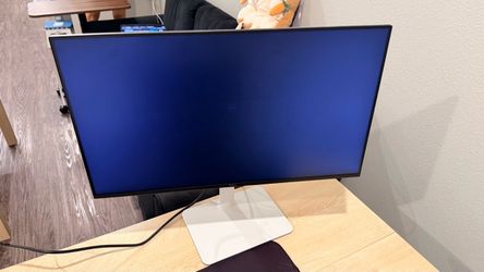 Dell Monitor with White Stand