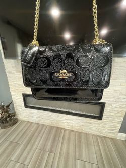 Black coach bag