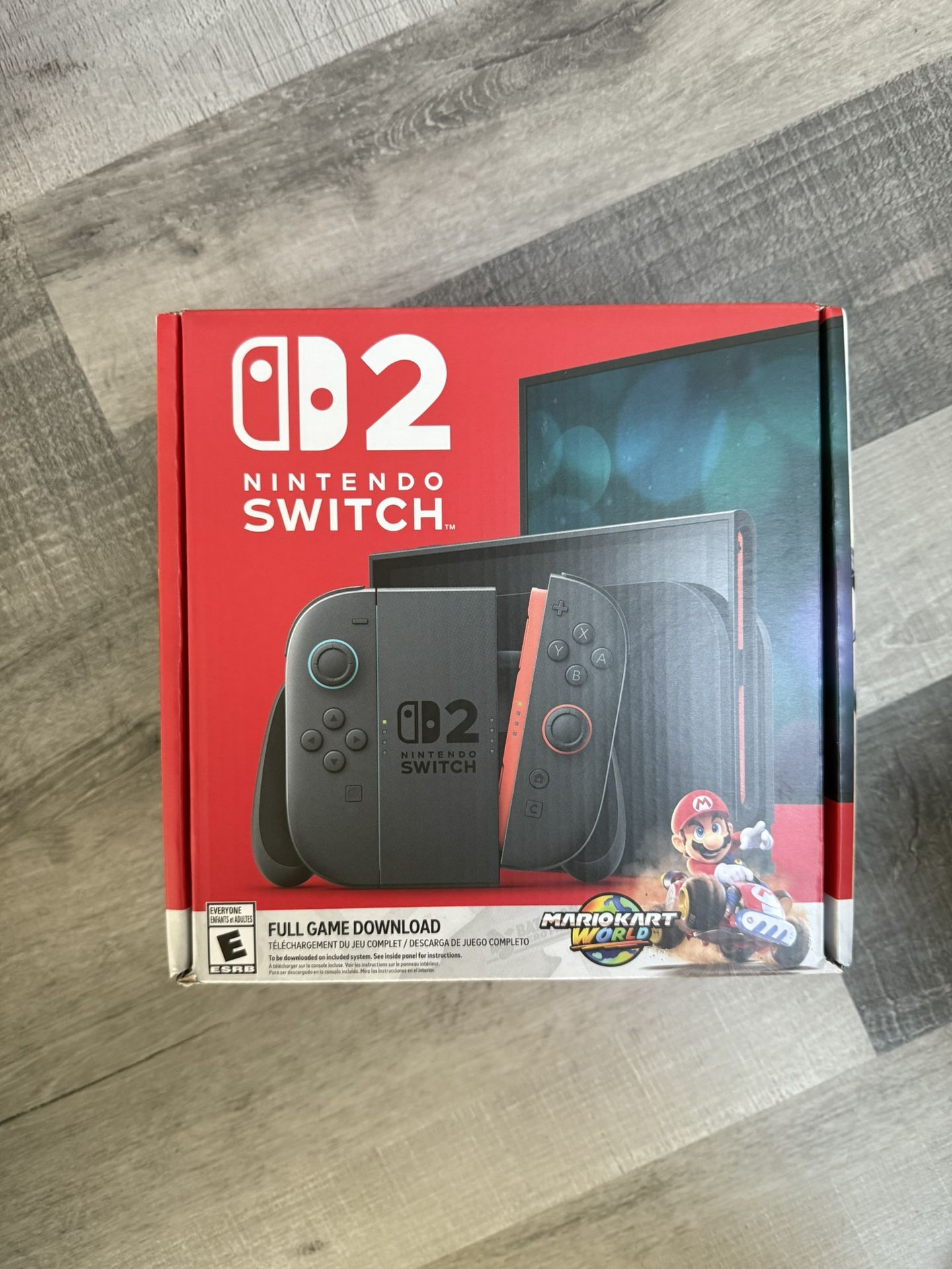 Nintendo Switch 2 Console Mario Kart World Bundle. In Hand