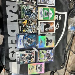 Oakland Raiders Greats Autograph Cards