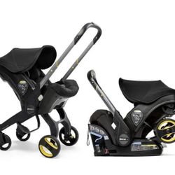 DOONA - INFANT CAR SEAT WITH BASE & STROLLER, NITRO BLACK