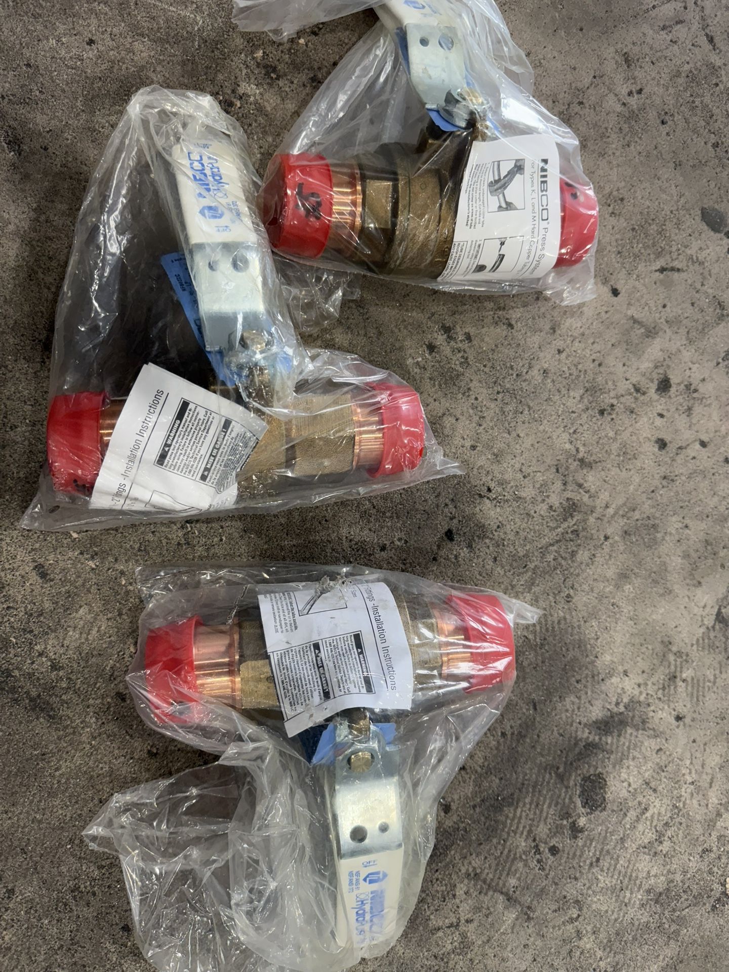 3 Nibco Pro Press Valves