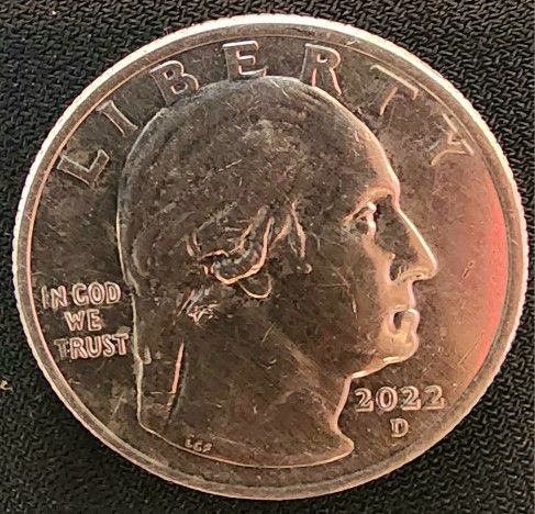2022 D Quarter Dr. Sally Ride Mint Error